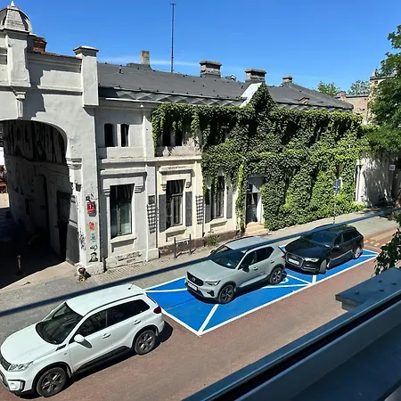 Lägenhet Off Piotrkowska W Roosevelta Residence, Klimatyzacja, Wejscie Na Kod, Wifi, Fv Łódź