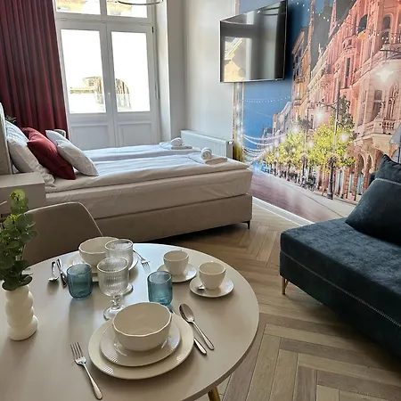 Off Piotrkowska W Roosevelta Residence, Klimatyzacja, Wejscie Na Kod, Wifi, Fv Lägenhet *